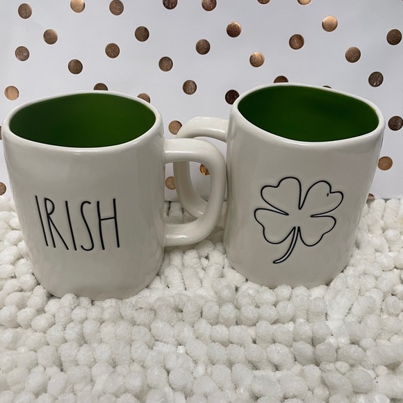 Rae Dunn Other - New Rae Dunn by Magenta “Irish” Double-SidedMug.